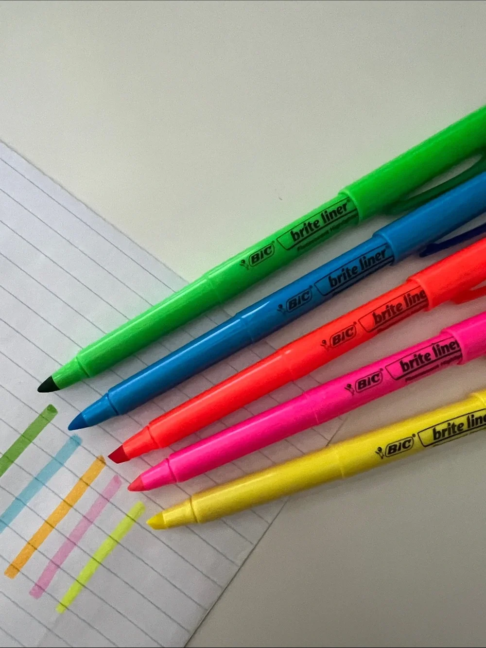 BIC Brite Liner Assorted Highlighter Pens